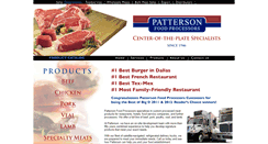 Desktop Screenshot of pattersonfoods.com